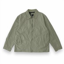 ギャップ ジャケット オフホワイト GAP 古着 メンズ L フルジップ 無地 スナップボタン_画像1