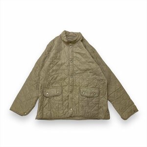 ベルスタッフ ジャケット ベージュ BELSTAFF 古着 メンズ XXL キルティングジャケット タグプリント オーバーサイズ