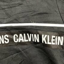 カルバンクライン Tシャツ 長袖 ブラック Calvin Klein 古着 メンズ M ロゴ プリント ワンポイント 刺繍_画像5