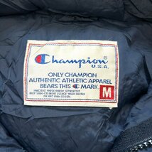 チャンピオン アウター ネイビー Champion 古着 メンズ M 刺繍ロゴ_画像2