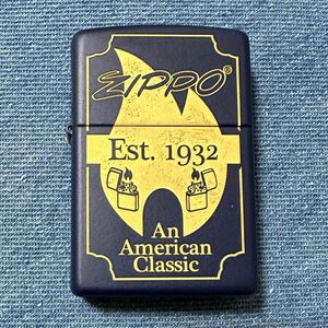 Zippo Est. 1 9 3 2 An American Classic ネービーブルー 2015年　新品未使用