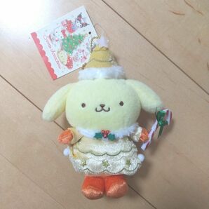  ポムポムプリン マスコットホルダー クリスマスの妖精 ミニぬいぐるみ サンリオ sanrio