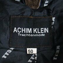 \2K/S9.7-6　ACHIM KLEIN　スエード　レザーパンツ　本革　革パンツ　皮パンツ　スウェード　チロリアンパンツ　ユーロ古着　メンズ　50_画像6