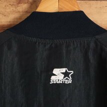 H6S/R6.23-2　90年代　USA製　STARTER　スターター　ナイロンスタジャン　ジャンパー　ブルゾン　EMMITT ZONE　刺繍 　L　ヴィンテージ_画像9