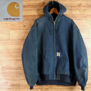 G1T/R11.8-5　アメリカ古着　Carhartt　カーハート　アクティブパーカー　3XL　ビッグサイズ　ダックジャケット　ワークジャケット