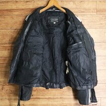 ?8S/s7.12-4　70s　ビンテージ　COSA NOVA　ダブルライダース　本革　レザージャケット　ペイント　スタッズ　パンク　ロック　S　ブラック_画像7