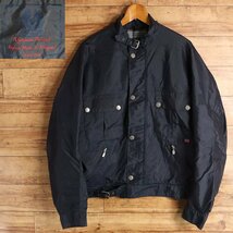 ％1T/R11.16-2　BELSTAFF　ベルスタッフ　ナイロンジャケット　Lサイズ　ジャンパー　ブルゾン　ユーロ古着_画像1