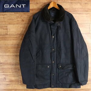 ％1T/R11.16-2　　ポルトガル製　GANT　オイルドジャケット　XL　オイルジャケット　ハンティングジャケット　ユーロ古着　ジャンパー