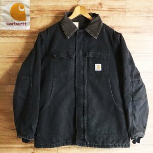 *2K/Y5.29-4　USA製　80s　Carhartt　カーハート　トラディショナルコート　ダックジャケット　カバーオール　ワークジャケット　