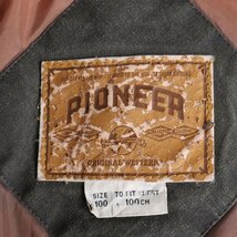 J7J/R5.16-1　アメリカ古着　PIONEER　パイオニア　コットン ワークジャケット　パディングジャケット　中綿ブルゾン　グレー　サイズ 100_画像6