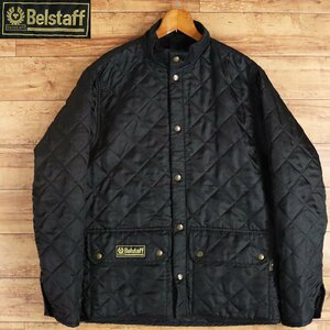 $2K/R9.11-5　Belstaff　ベルスタッフ　キルティングジャケット　ライナージャケット　ブルゾン　ジャンパー　バイカー　メンズ　M