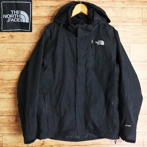 J3S/s5.12-3　THE NORTH FACE　ノースフェイス　HYVENT　ハイベント　マウンテンパーカー　ナイロンジャケット　アウトドア　M　ブラック