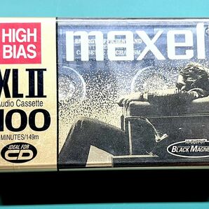 希少 レア 新品未開封 輸出仕様 ハイバイアス タイプ カセットテープ maxell XL II 100の画像1