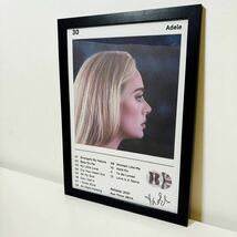 【黒額付きポスター】アデル ADELE 30_画像1