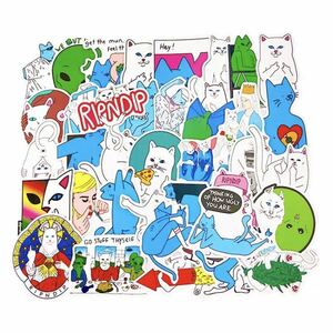 【50枚セット】リップンディップ Ripndip 防水ステッカー フレークシール