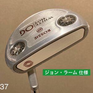 【ジョンラーム仕様】37インチ オデッセイ ホワイトホット オージー ロッシー エス ODYSSEY WHITE HOT OG ROSSIE S パター ツアーピストル