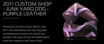 【正規品】本革 パープルレザー スコッティキャメロン カスタムショップ ジャンクヤードドッグ 紫 犬 CUSTOM SHOP JUNK YARD DOG_画像4