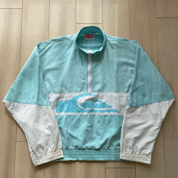 70～80s USA製 QUIKSILVER クイックシルバー サーフィン サーファー ハーフジップ