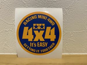 【非売品】ミニ四駆 ステッカー/タミヤ TAMIYA RACING MINI 4WD 4×4 