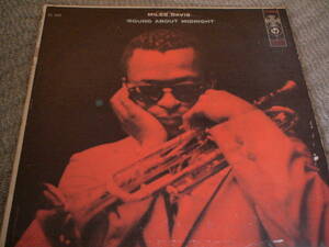 ●美盤１A/6eye♪MILES DAVIS/'RUND ABOUT MIDNIGHT♪US/COLUMBIA/mono