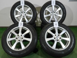 4本 社外 18インチ 7J +55 5H PCD 114.3 スタッドレス ブリヂストン ブリザック DM-V3 225/60R18 スバル レガシィ アウトバック BT5 BS9