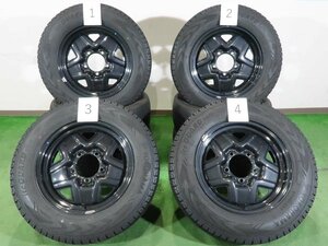 4本 スズキ ジムニー 純正 スチール ホイール 16インチ 5.5J 5H PCD139.7 スタッドレス ヨコハマ アイスガード G075 175/80R16 JB64W JB23W