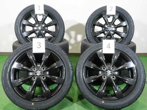 4本 スズキ スペーシア カスタム 純正 15インチ 4.5J +45 ラジアル 未使用 GOODYEAR EAGLE LS2000 2023年 165/55R15 ワゴンR アルト ラパン