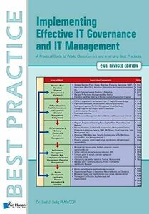 [A12236064]Implementing Effective It Governance and It Management: A Practi