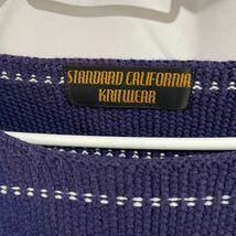 STANDARD CALIFORNIA スタンダードカリフォルニア ニット ネイビー Lサイズ_画像2