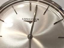 2294■ LONGINES ロンジン 懐中時計 ポケットウォッチ 手巻き 7589-1 17石 シルバー文字盤 時計 稼働品 現状品 本体のみ used品_画像3