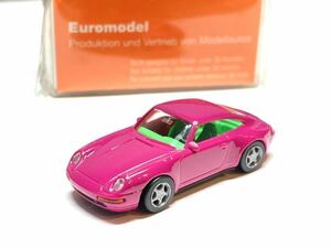 Euromodell Porsche 911 (993) Carrera ポルシェ カレラ ルビーストーンレッド 1/87