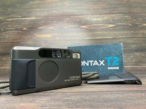 CONTAX コンタックス T2 Carl Zeiss Sonnar 38mm F2.8 フィルムカメラ チタンブラック #40