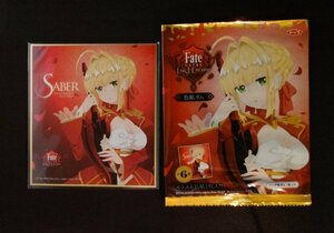 Fate/EXTRA Last Encore 色紙 セイバー(背景赤)