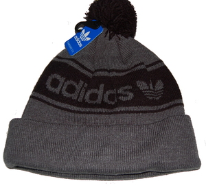 即決！adidas Originals アディダス オリジナルス POM BEANIE ボンボンワッチ GREY