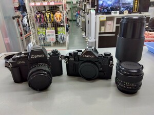 【ジャンク】キャノン CANON カメラ レンズ 一眼レフ フィルムカメラ F−1 A−1 まとめ売り！