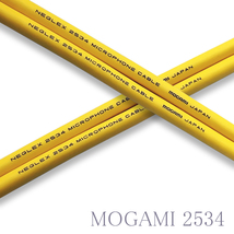 【送料無料】MOGAMI(モガミ)2534 RCAオーディオラインケーブル ２本セット REAN（NEUTRIK）NYS366 (イエロー, 200cm)　②_画像2