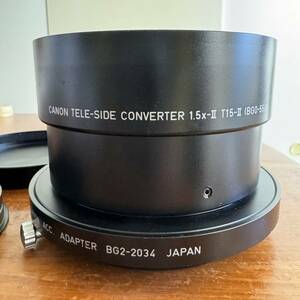 CANON TELE-SIDE CONVERTER T-15Ⅱ　ACC-85Ⅱ付き【HD非対応】