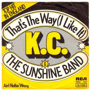 DISCO FUNK.SOUL.45★K.C. & The Sunshine Band / That's The Way (I Like It) / 7インチ / 