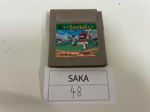 任天堂　GB　ゲームボーイ　ソフトのみ　 接点洗浄済 ベースボール SAKA48