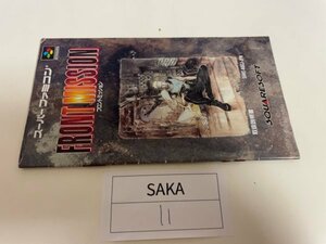 任天堂　【説明書のみ】　SFC　スーパーファミコン　フロントミッション SAKA11