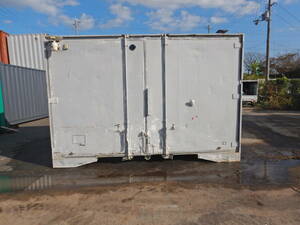DC12035 rare goods 12 feet keep cool JR container ( length hand side double doors door )* used container * current delivery 