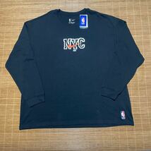 未使用 タグ付き KITH Nike NBA New York Knicks NYC ナイキ キス ニックス 長袖 Tシャツ ロンT 3XL XXXL XL ビッグサイズ 大きいサイズ_画像1