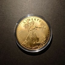 イーグルコイン ゴールド GOLD 金 金貨 24k ゴールドコイン_画像2