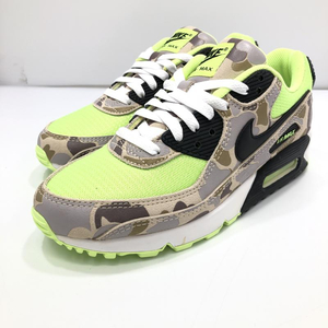 【中古】NIKE AIR MAX90 atmos別注 GREEN CAMO 25.5 CW4039-300　ナイキ[240024442618]