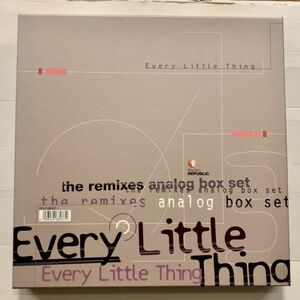 [12inch BOX] エブリ・リトル・シング / Every Little Thing / The Remixes Analog Box Set / 7枚組 / 1997年/RR12-88037/ 持田香織 /美品