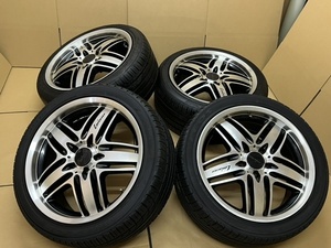 ホイール付タイヤ４本セット() 正規品 ロリンザー RS9 日本製 エンケイ 18×9JJ+52 18×8JJ+52 PCD112 265/35/18 245/40/18 LORINSER RS9