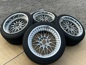 ホイール付タイヤ４本セット SSR クラシック BBS LM タイプ 日本製 ディップホイール 17×9.5+5 17×8.0+5 PCD114.3 235/45/17 225/45/