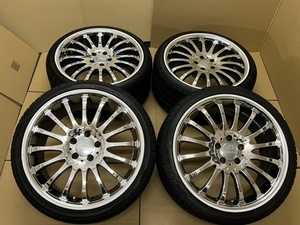 ホイール付タイヤ４本セット 本物 CARLSSON CR 1/16 BBS LM タイプ ドイツ製 10.0J×19H2ET45 8.5J×19H2ET40 PCD112 275/30/19 /235/