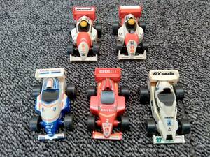 鴨082 プルバックカー まとめ売り5点セット F1アイルトン・セナ ウイリアムズ