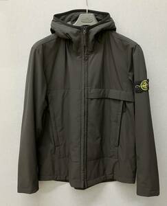 STONE ISLAND ストーンアイランド メンズ771540527 ナイロン(中綿ナイロン)パーカージップジャケット ブラック XLサイズ ハンガー付き